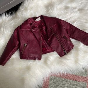 SOLD Faux leather 12 month jacket